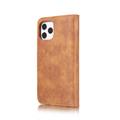 iPhone 12/12 Pro DG.Ming Detachable Wallet Leather Case - Brown