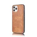 iPhone 12/12 Pro DG.Ming Detachable Wallet Leather Case - Brown