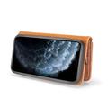 iPhone 12/12 Pro DG.Ming Detachable Wallet Leather Case - Brown