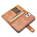 iPhone 12/12 Pro DG.Ming Detachable Wallet Leather Case - Brown