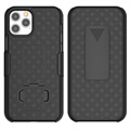 iPhone 12 mini Hybrid Case with Belt Clip - Black