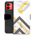 iPhone 12 mini Premium Wallet Case - Abstract Marble
