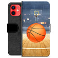 iPhone 12 mini Premium Wallet Case - Basketball