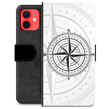 iPhone 12 mini Premium Wallet Case - Compass