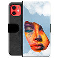 iPhone 12 mini Premium Wallet Case - Face Paint