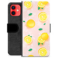 iPhone 12 mini Premium Wallet Case - Lemon Pattern