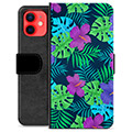 iPhone 12 mini Premium Wallet Case - Tropical Flower