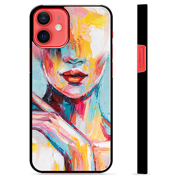 iPhone 12 mini Protective Cover - Abstract Portrait