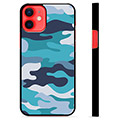 iPhone 12 mini Protective Cover - Blue Camouflage
