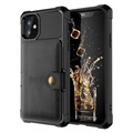 iPhone 12 Mini TPU Case with Card Holder - Black