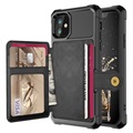 iPhone 12 Mini TPU Case with Card Holder - Black