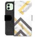 iPhone 12 Premium Wallet Case - Abstract Marble