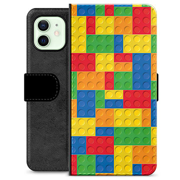 iPhone 12 Premium Wallet Case - Blocks