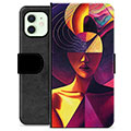 iPhone 12 Premium Wallet Case - Cubist Portrait