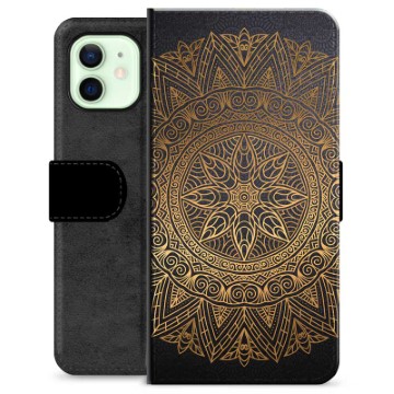 iPhone 12 Premium Wallet Case - Mandala