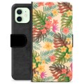 iPhone 12 Premium Wallet Case - Pink Flowers