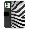 iPhone 12 Premium Wallet Case - Zebra