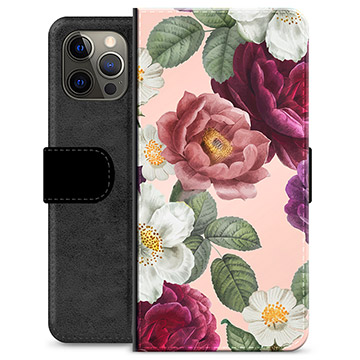 iPhone 12 Pro Max Premium Wallet Case - Romantic Flowers