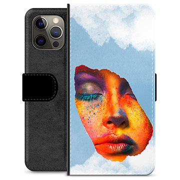 iPhone 12 Pro Max Premium Wallet Case - Face Paint