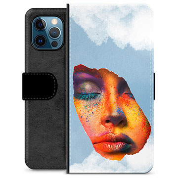 iPhone 12 Pro Premium Wallet Case - Face Paint