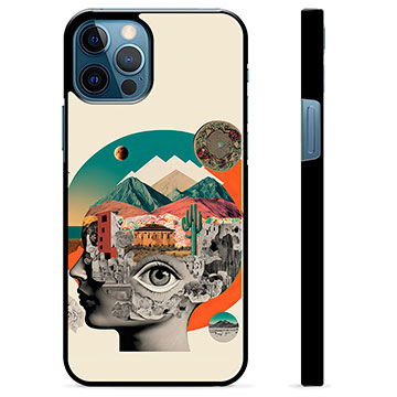 iPhone 12 Pro Protective Cover - Abstract Collage