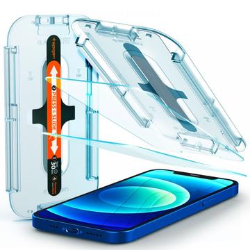 iPhone 12/12 Pro Spigen Glas.tR Ez Fit Tempered Glass Screen Protector - 2 Pcs.