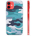 iPhone 12 mini TPU Case - Blue Camouflage