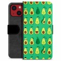 iPhone 13 Mini Premium Wallet Case - Avocado Pattern
