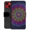 iPhone 13 Mini Premium Wallet Case - Colorful Mandala