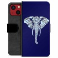 iPhone 13 Mini Premium Wallet Case - Elephant
