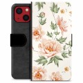 iPhone 13 Mini Premium Wallet Case - Floral