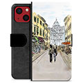 iPhone 13 Mini Premium Wallet Case - Italy Street