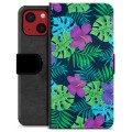 iPhone 13 Mini Premium Wallet Case - Tropical Flower