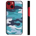 iPhone 13 Mini Protective Cover - Blue Camouflage