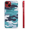 iPhone 13 Mini TPU Case - Blue Camouflage