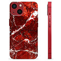 iPhone 13 Mini TPU Case - Red Marble