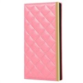 iPhone 13 Mini Wallet Case with Makeup Mirror - Pink
