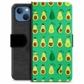 iPhone 13 Premium Wallet Case - Avocado Pattern