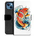 iPhone 13 Premium Wallet Case - Koi Fish