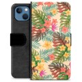 iPhone 13 Premium Wallet Case - Pink Flowers