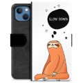 iPhone 13 Premium Wallet Case - Slow Down