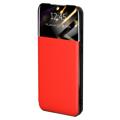 iPhone 13 Pro Front Smart View Flip Case - Red