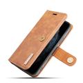 iPhone 13 Pro Max DG.Ming Detachable Wallet Leather Case - Brown