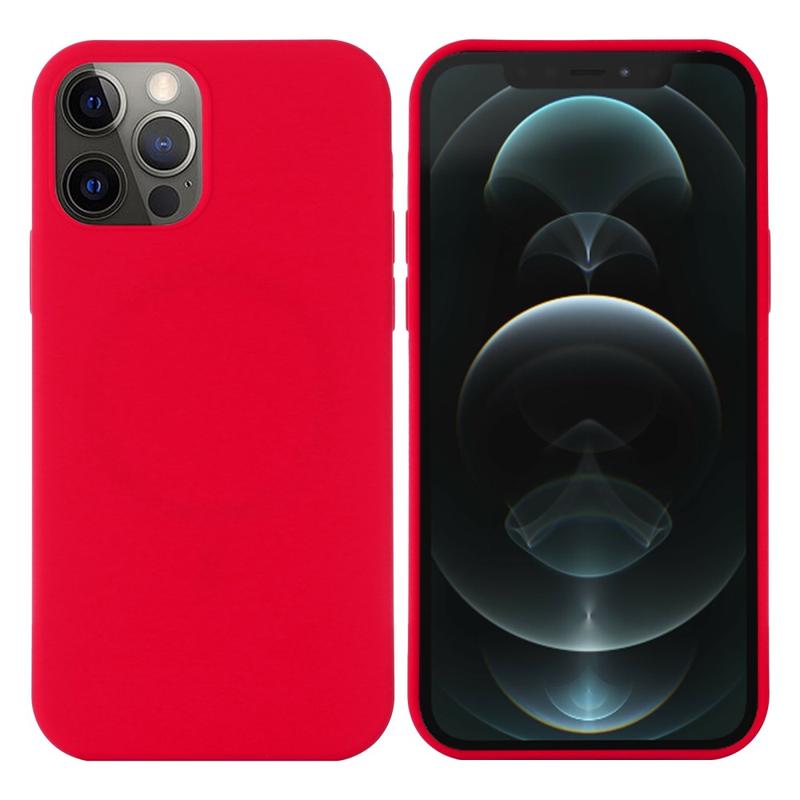 iPhone 13 Pro Max Liquid Silicone Case MagSafe Compatible Red