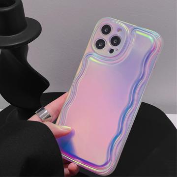 iPhone 13 Pro Max Radiant Wavy Laser Aurora Case