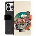 iPhone 13 Pro Premium Wallet Case - Abstract Collage