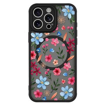 iPhone 13 Pro Stylish Protective Magnetic Case - Colorful Flowers