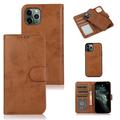 iPhone 13 Pro Vintage 2-in-1 Wallet Case with Removable Cover - Brown