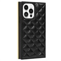 iPhone 13 Pro Wallet Case with Makeup Mirror - Black