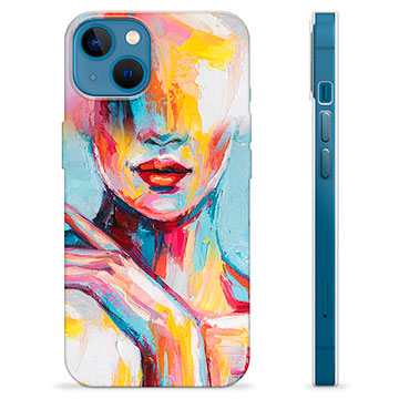 iPhone 13 TPU Case - Abstract Portrait